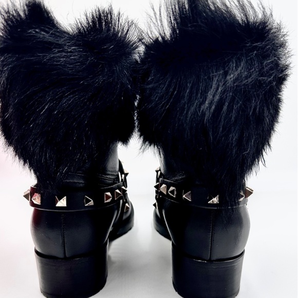 VALENTINO ROCKSTUD Winter Ankle Boots WOMENS SZ 8.5 - Picture 9 of 16